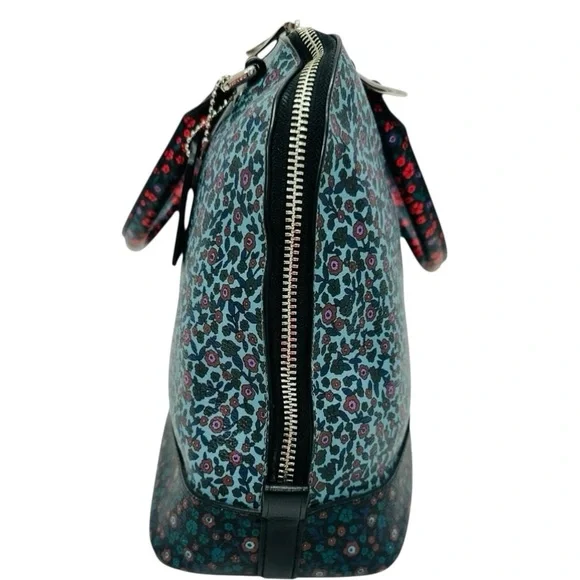 Coach Sierra Satchel Ranch Floral Tea Rose Print Limited Edition Domed Bag $395 - Picture 6 of 14